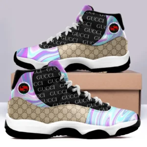 Gucci Black Hologram Air Jordan 11 Luxury Sneakers Fashion Shoes Sport