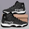 Fendi Black Air Jordan 11 Sneakers Luxury Sport Shoes Fashion