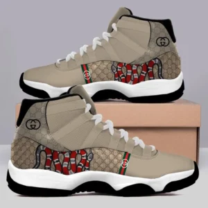 Gucci Brown nake Air Jordan 11 Sport Fashion Sneakers Shoes Luxury