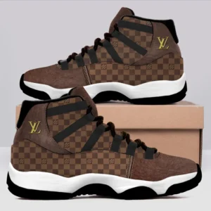 Louis Vuitton Black Brown Air Jordan 11 Sneakers Fashion Sport Shoes Luxury