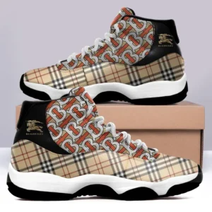 Burberry Air Jordan 11 Fashion Sport Sneakers Shoes Luxury