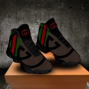 Gucci Black Air Jordan 13 Fashion Luxury Sneakers Trending Shoes