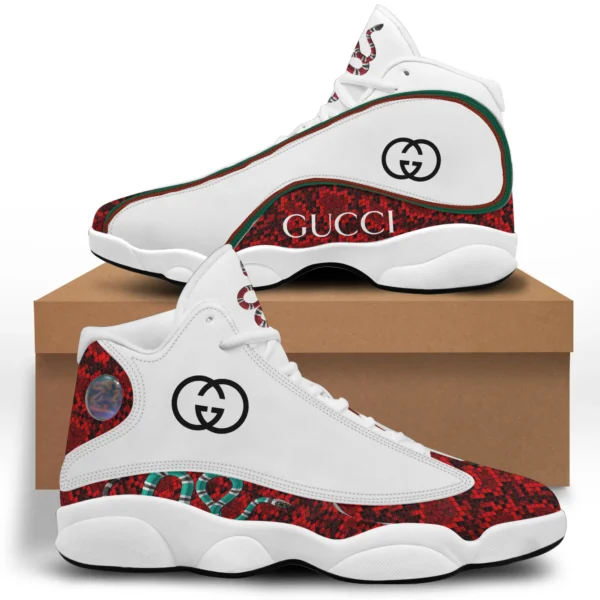 Gucci Snake Air Jordan 13 Shoes Luxury Sneakers Trending Fashion