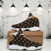 Louis Vuitton Brown Air Jordan 13 Luxury Trending Fashion Sneakers Shoes