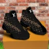 Louis Vuitton Supreme Brown LV Air Jordan 13 Sneakers Fashion Trending Luxury Shoes