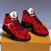 Louis Vuitton Black Red Air Jordan 13 Sneakers Luxury Shoes Fashion Trending