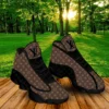 Louis Vuitton LV Brown Retro Air Jordan 13 Luxury Shoes Sneakers Fashion Trending