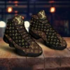 Louis Vuitton Brown Monogram LV Air Jordan 13 Fashion Sneakers Luxury Trending Shoes