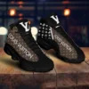 Louis Vuitton Black Brown LV Air Jordan 13 Fashion Trending Shoes Sneakers Luxury