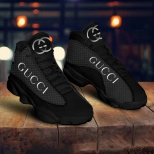 Gucci Black White Air Jordan 13 Fashion Sneakers Luxury Trending Shoes