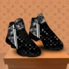 Louis Vuitton Black Air Jordan 13 Sneakers Fashion Luxury Shoes Trending