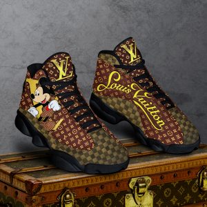 Louis Vuitton Mickey Mouse LV Disney Air Jordan 13 Trending Shoes Sneakers Fashion Luxury