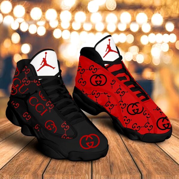 Gucci Red Air Jordan 13 Fashion Shoes Trending Sneakers Luxury