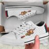 Gucci white snake low top canvas shoes sneakers