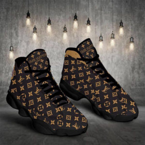 Louis Vuitton Retro Brown Air Jordan 13 Shoes Sneakers Fashion Luxury Trending