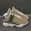 Gucci Stripes Air Jordan 13 Luxury Fashion Sneakers Trending Shoes