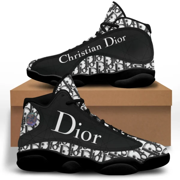 Dior Black White Air Jordan 13 Sneakers Trending Shoes Fashion Luxury