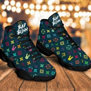 Louis Vuitton Bad Bunny LV Air Jordan 13 Sneakers Fashion Shoes Luxury Trending