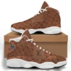 New Louis Vuitton LV Paris Light Brown Air Jordan 13 Trending Luxury Sneakers Fashion Shoes