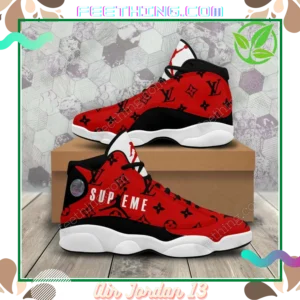 LV Louis Vuitton  Supreme Logo Air Jordan 13 Trending Shoes Sneakers Fashion Luxury