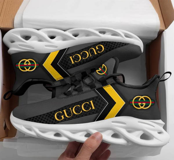 Gucci black max soul shoes sneakers luxury fashion