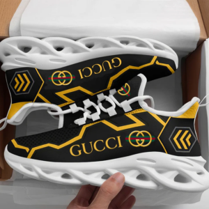 Gucci black white max soul shoes sneakers luxury fashion