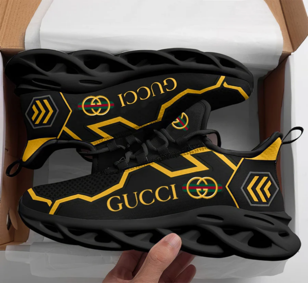 Gucci black max soul shoes sneakers luxury fashion