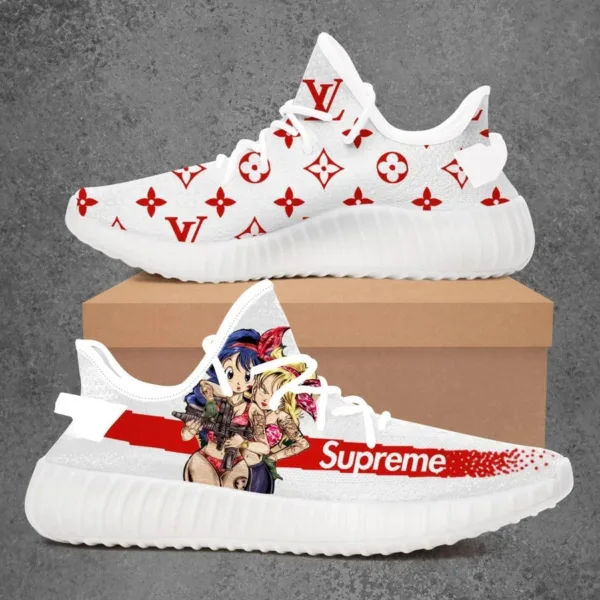 Louis Vuitton Supreme Dragon Ball Characters Luxury Brand Premium Yeezy Sneaker