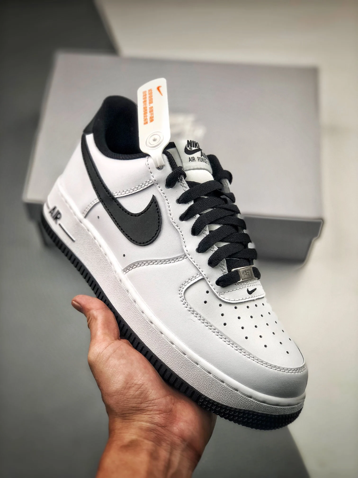 2022 Nike Air Force 1 Low White Black For Sale