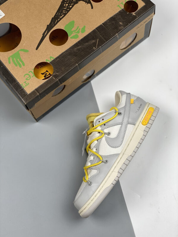 Off-White x Nike Dunk Low 29 of 50 Grey Sail For Sale