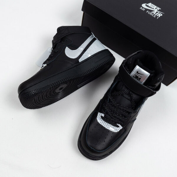 3M x Nike Air Force 1 High Black Silver CU4159-001 For Sale