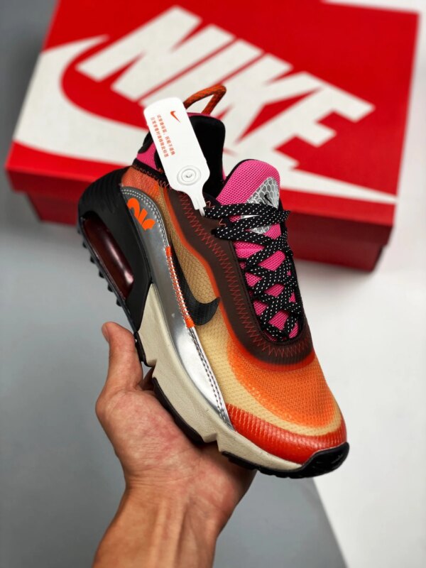 3M x Nike Air Max 2090 Orange Pink Metallic Silver On Sale