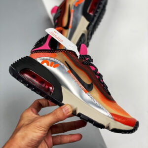 3M x Nike Air Max 2090 Orange Pink Metallic Silver On Sale