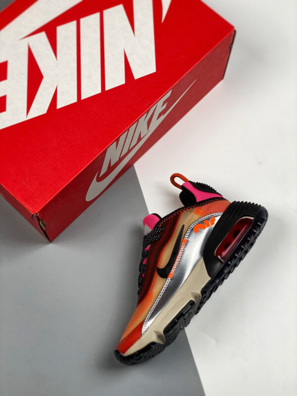 3M x Nike Air Max 2090 Orange Pink Metallic Silver On Sale