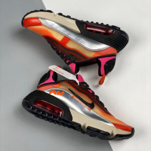 3M x Nike Air Max 2090 Orange Pink Metallic Silver On Sale