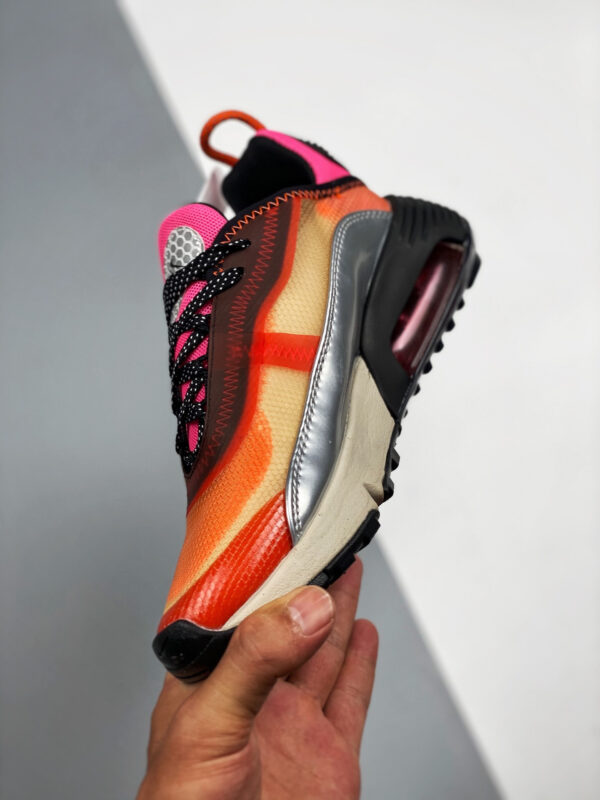 3M x Nike Air Max 2090 Orange Pink Metallic Silver On Sale