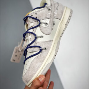 Off-White x Nike Dunk Low 18 of 50 Sail Grey For Sale