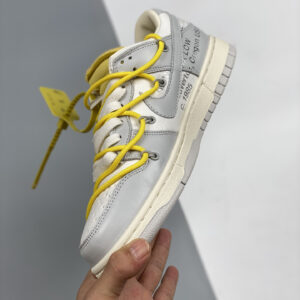 Off-White x Nike Dunk Low 29 of 50 Grey Sail For Sale