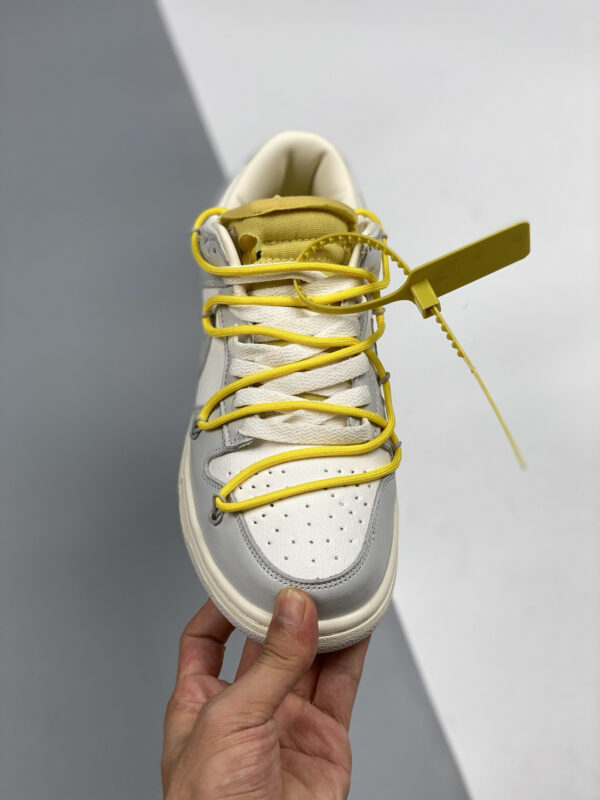 Off-White x Nike Dunk Low 29 of 50 Grey Sail For Sale