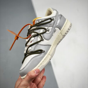 Off-White x Nike Dunk Low 9 of 50 Sail Neutral Grey For Sale