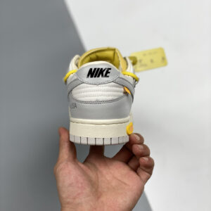 Off-White x Nike Dunk Low 29 of 50 Grey Sail For Sale