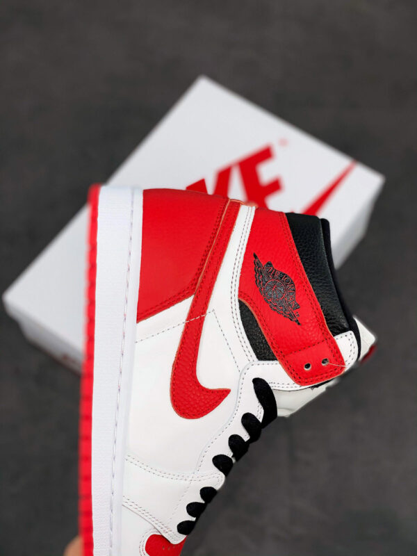 Air Jordan 1 High OG Heritage White University Red-Black For Sale