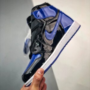 Air Jordan 1 High OG Leather Patent Royal For Sale