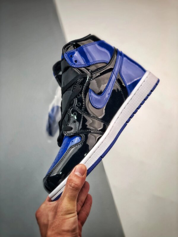 Air Jordan 1 High OG Leather Patent Royal For Sale