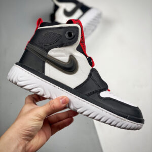 Air Jordan 1 High React White Black-Red For Sale