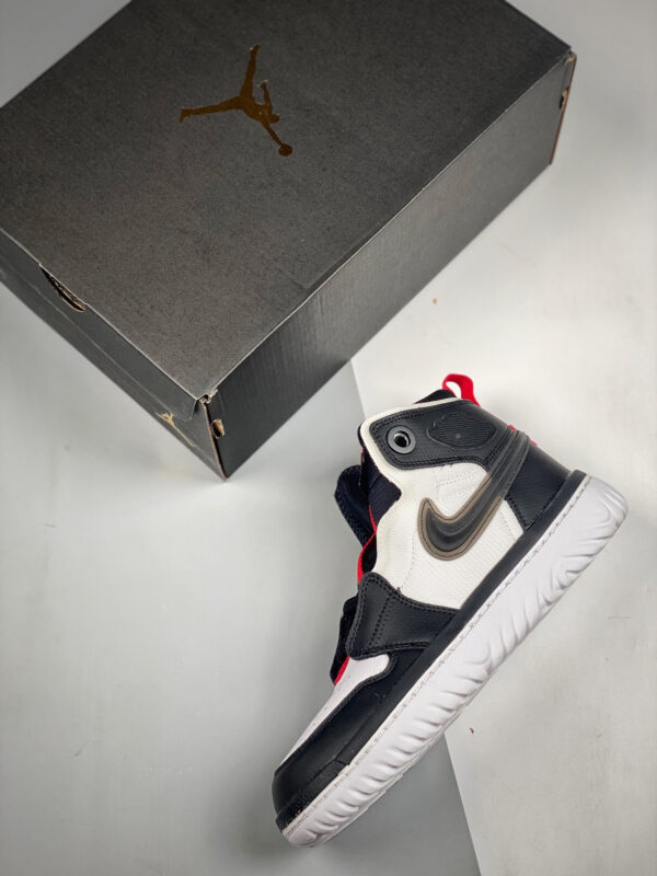 Air Jordan 1 High React White Black-Red For Sale