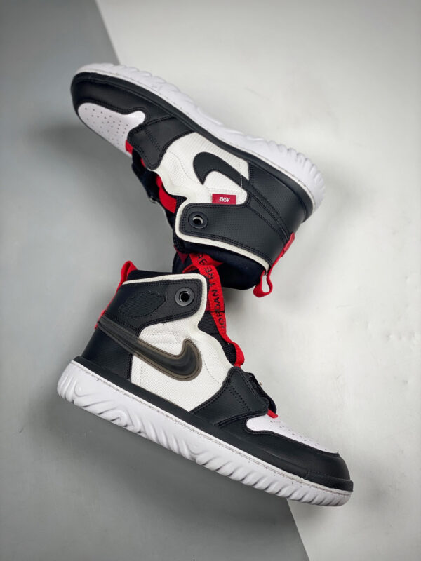 Air Jordan 1 High React White Black-Red For Sale