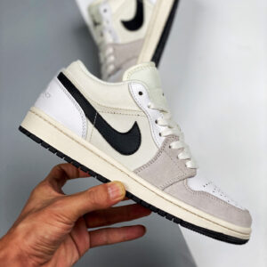 Air Jordan 1 Low Astrograbber White Sail Black For Sale