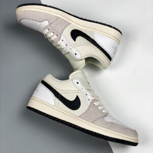 Air Jordan 1 Low Astrograbber White Sail Black For Sale