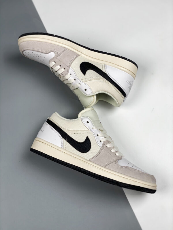 Air Jordan 1 Low Astrograbber White Sail Black For Sale